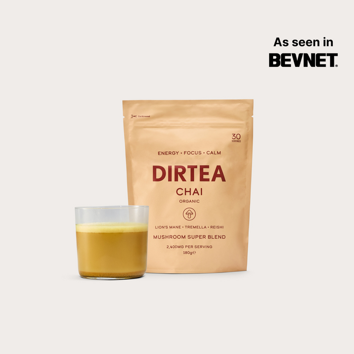 DIRTEA Mushroom Chai | Energy, Focus & Calm