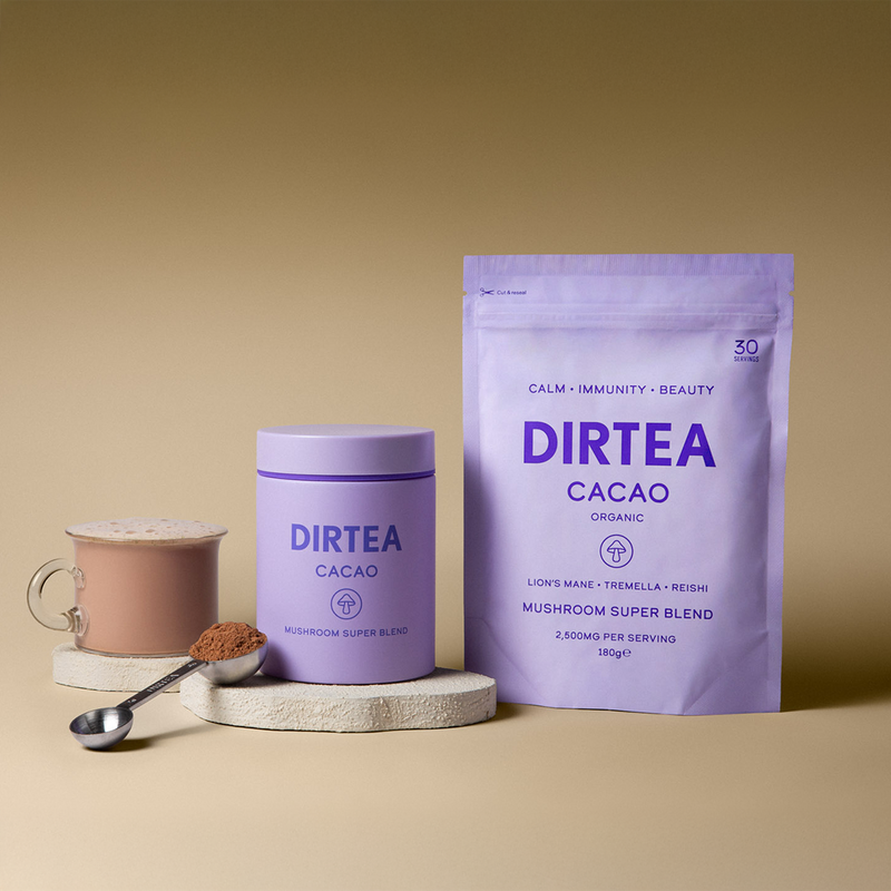 DIRTEA Mushrooms for Focus, Energy, Calm | DIRTEA Functional Mushrooms