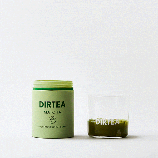 Whisk or froth until smooth and vibrant (use your DIRTEA frother for a silky, café-style finish).